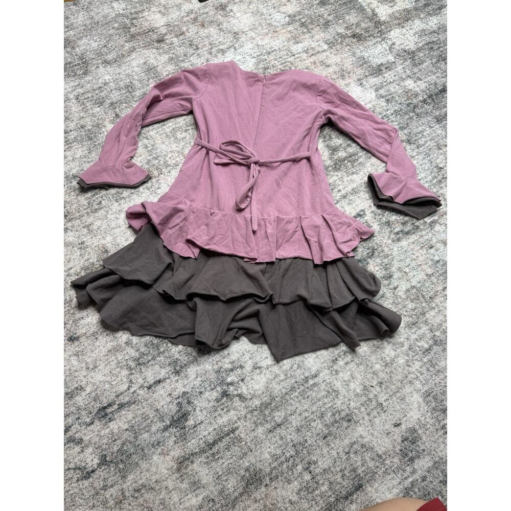 Isobella & Chloe Dress- Size 6 Hot Pink and Gray- Pre-Owned